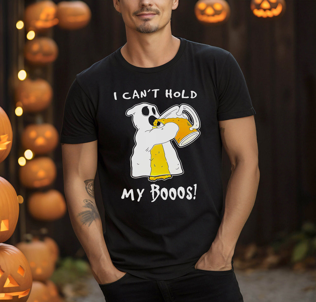 Funny Halloween Shirt, Drinking Ghost Sweatshirt, Crewneck Sweater Costume, Party T-shirt Graphic Tee