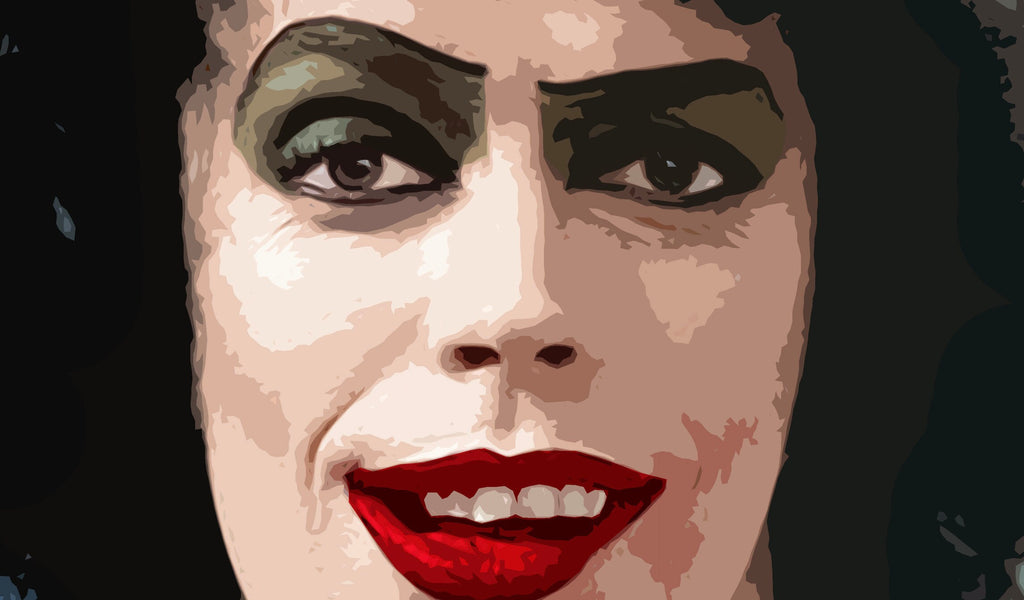 Rocky Horror Picture Show Pop Art Illustration - Tim Curry Cult Movie Home Decor in Poster Print or Canvas Art