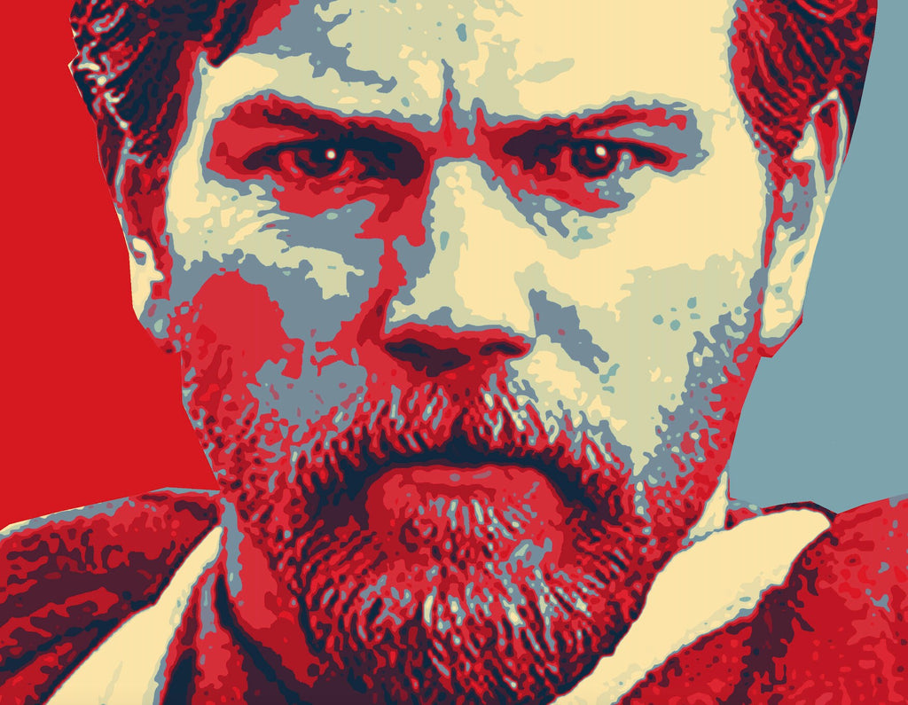 Obi-Wan Kenobi Pop Art Illustration - Ewan McGregor Star Wars Home Decor in Poster Print or Canvas Art