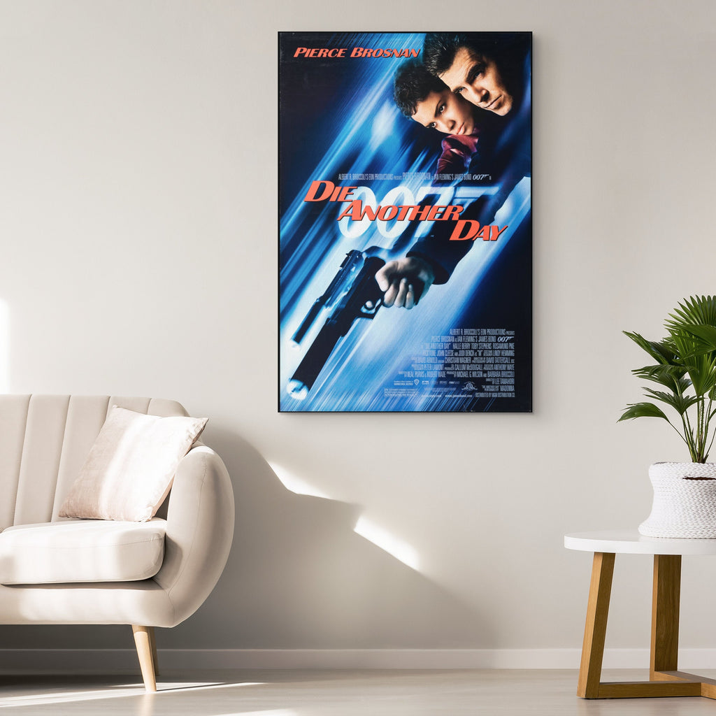 Die Another Day 2002 James Bond Reprint - 007 Home Decor in Poster Print or Canvas Art