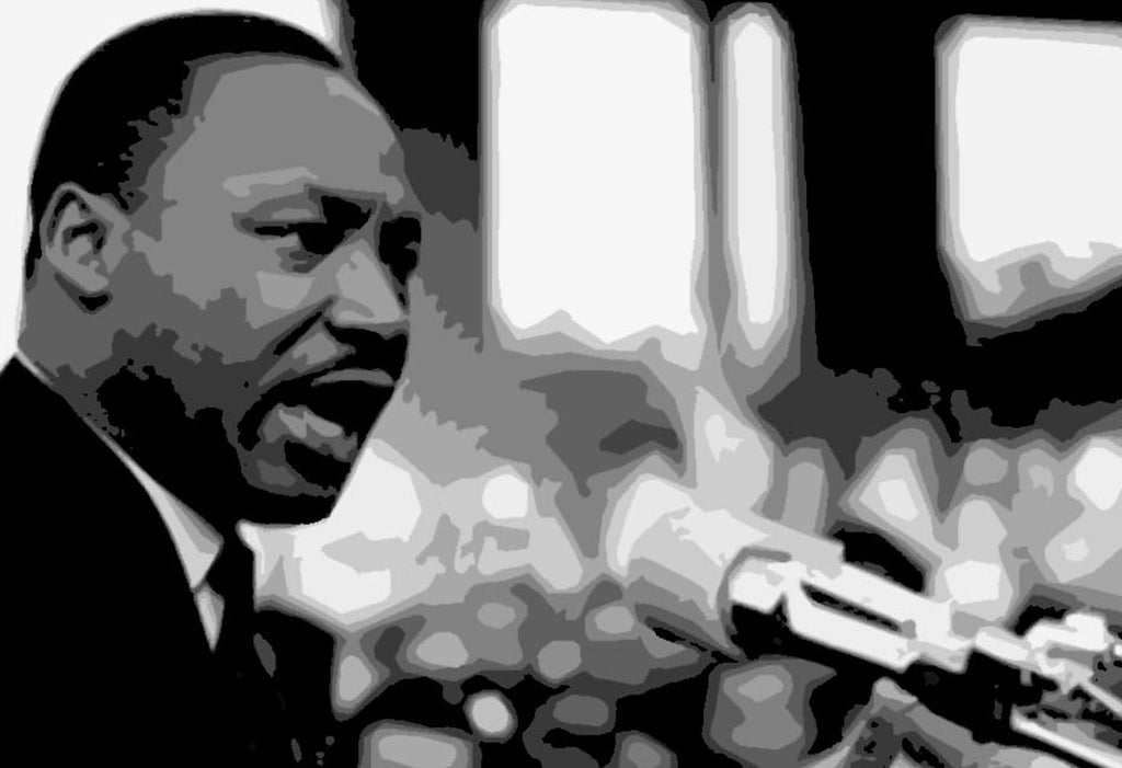 Martin Luther King Jr Pop Art Illustration - Civil Rights Black History Home Decor in Poster Print or Canvas ArtMartin Luther King Jr
