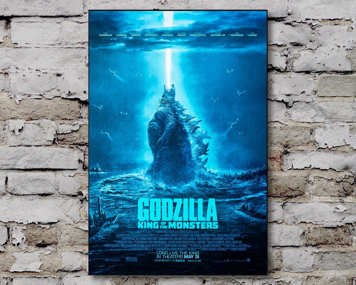 godzilla king of the monsters 2019 poster Godzilla King of the Monsters 2019 Poster Reprint