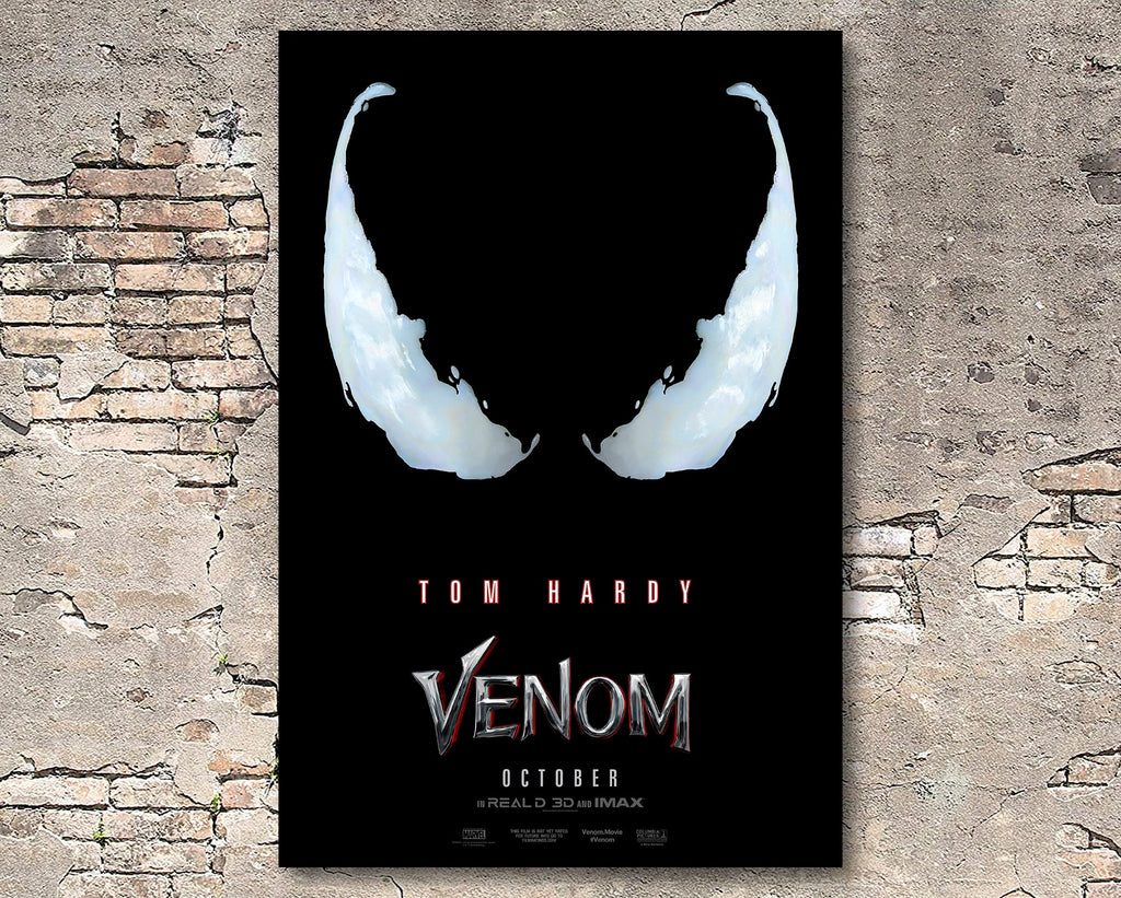 Venom 2018 Vintage Poster Reprint - Superhero Comic Book Home Decor in Poster Print or Canvas Art