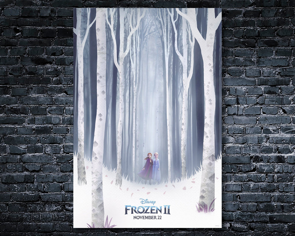 Frozen 2 2019 Movie Poster Reprint - Disney Home Decor in Poster Print or Canvas Art