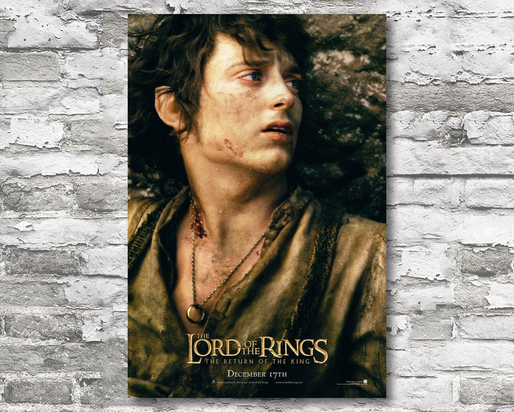Lord of the Rings The Return of the King 'Frodo' Poster Reprint - Fantasy Movie Home Decor in Poster Print or Canvas Art