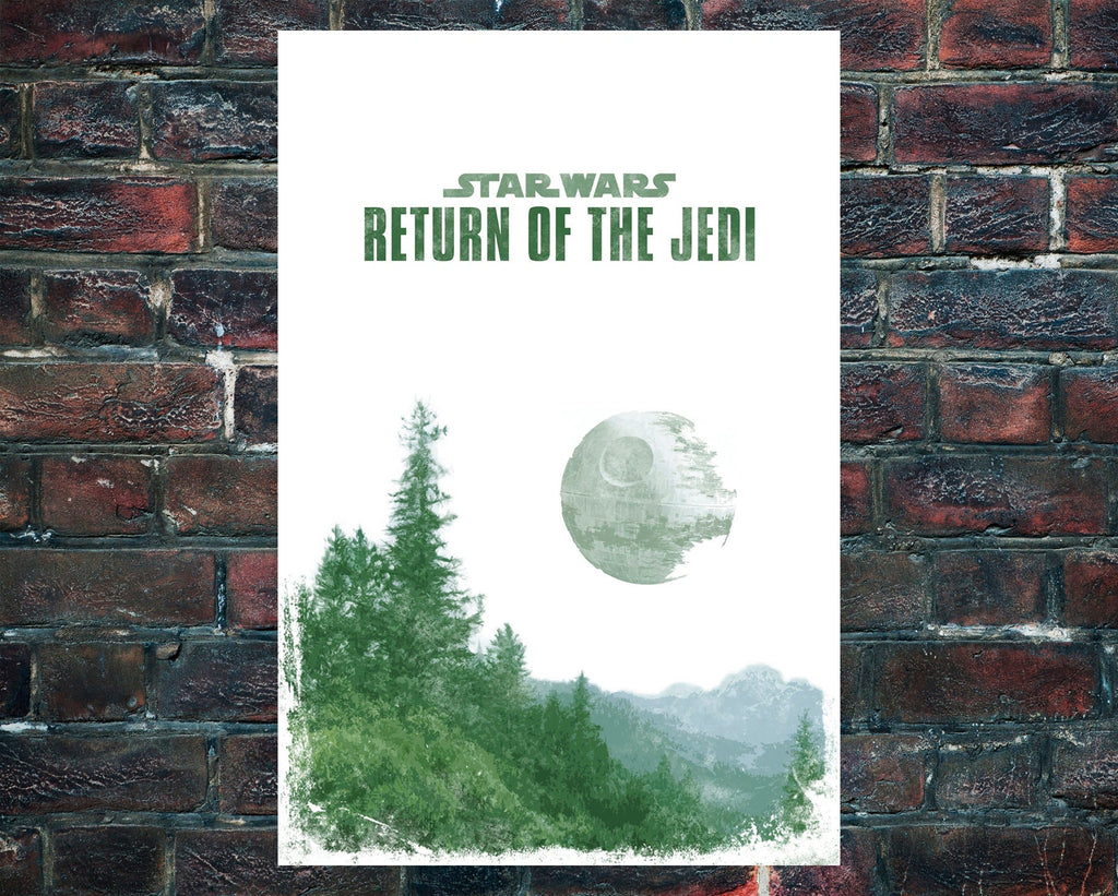 Star Wars: Return of the Jedi Vintage Poster Reprint - Retro Science Fiction Home Decor in Poster Print or Canvas Art