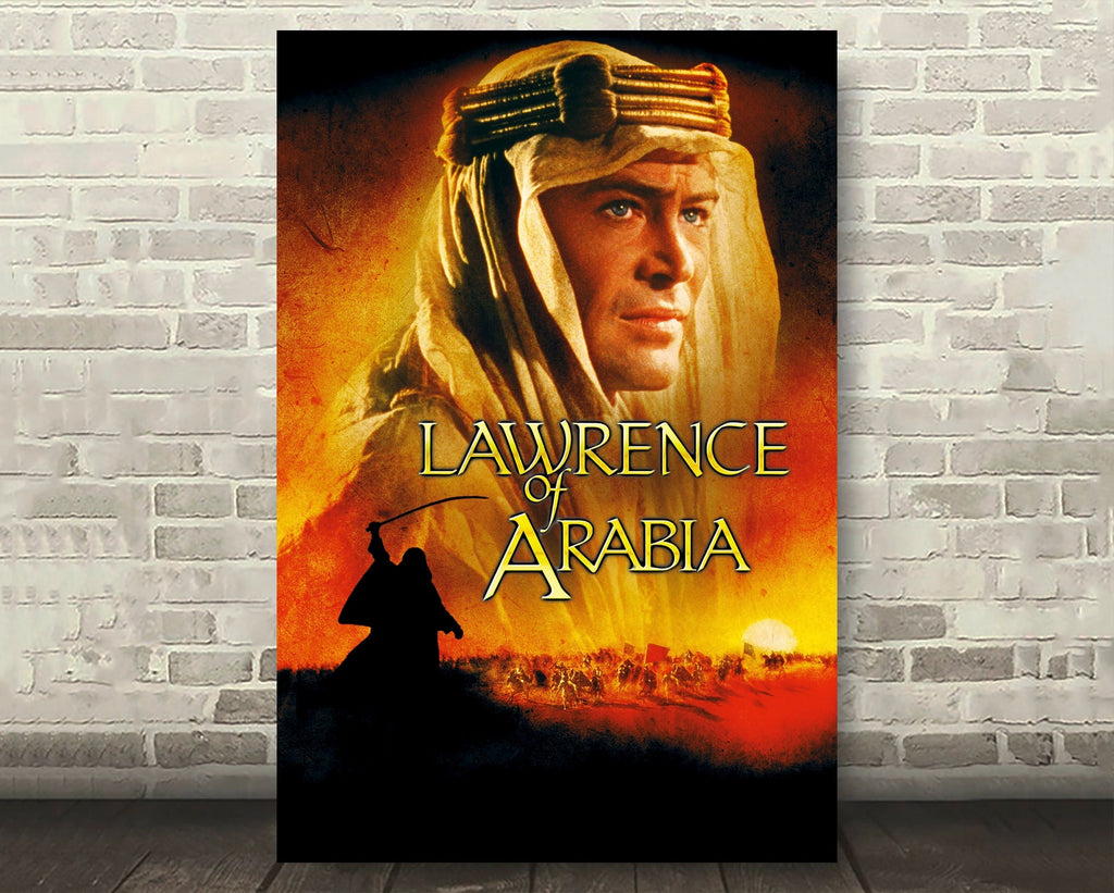 Lawrence of Arabia 1962 Vintage Poster Reprint - Classic Hollywood Movie Home Decor in Poster Print or Canvas Art