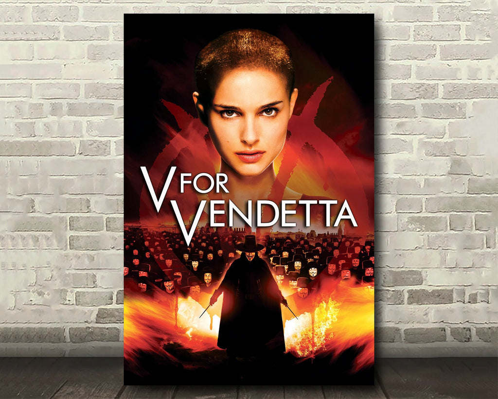 V for Vendetta 2005 Poster Reprint - Revolution Superhero Comic Book Home Decor in Poster Print or Canvas Art