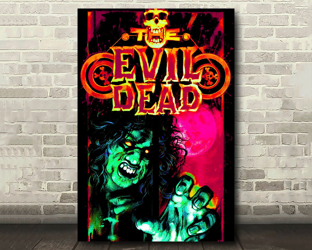 Evil Dead 1981 Vintage Poster Reprint - Horror Home Decor in Poster Print or Canvas Art
