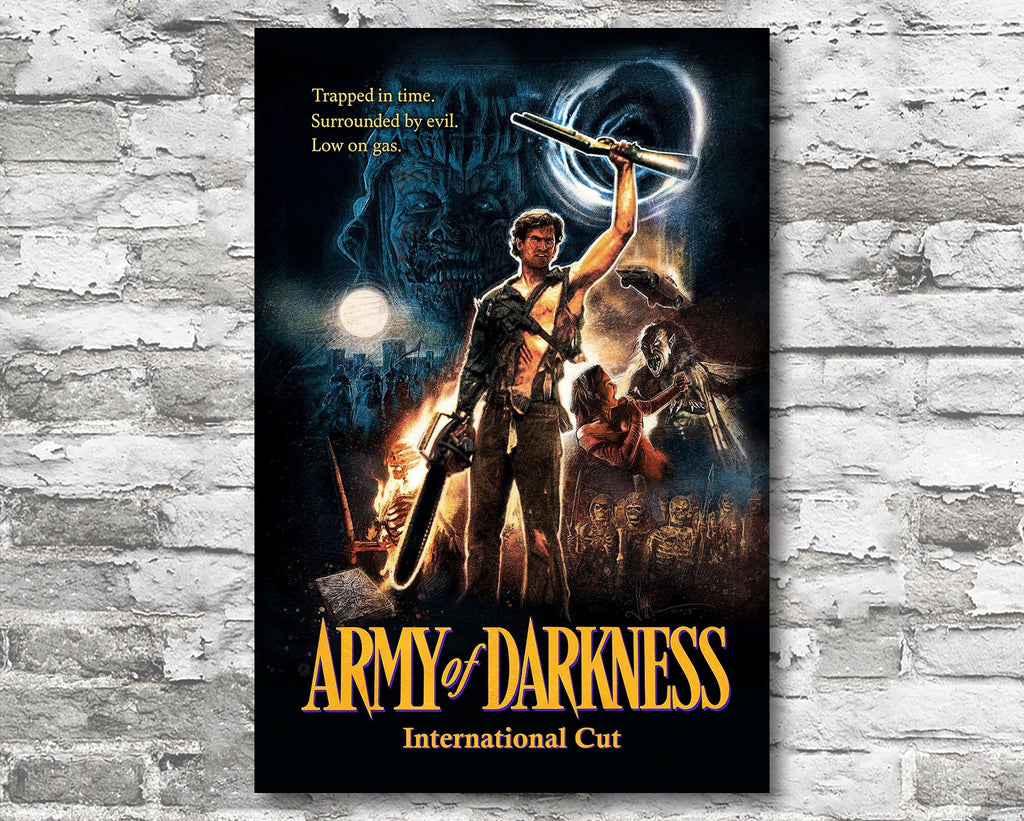 Army of Darkness 1992 Poster Reprint - Cult Horror Movie Home Decor in Poster Print or Canvas Art