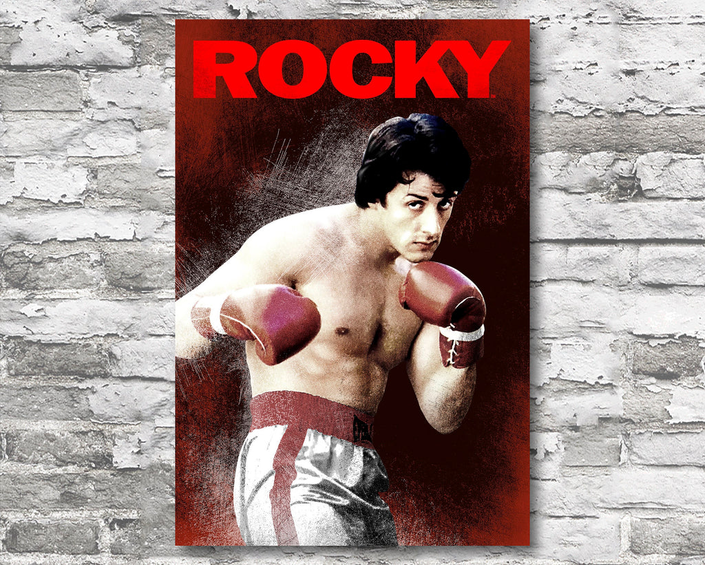 Rocky Vintage Poster Reprint - Retro Classic Hollywood Home Decor in Poster Print or Canvas Art