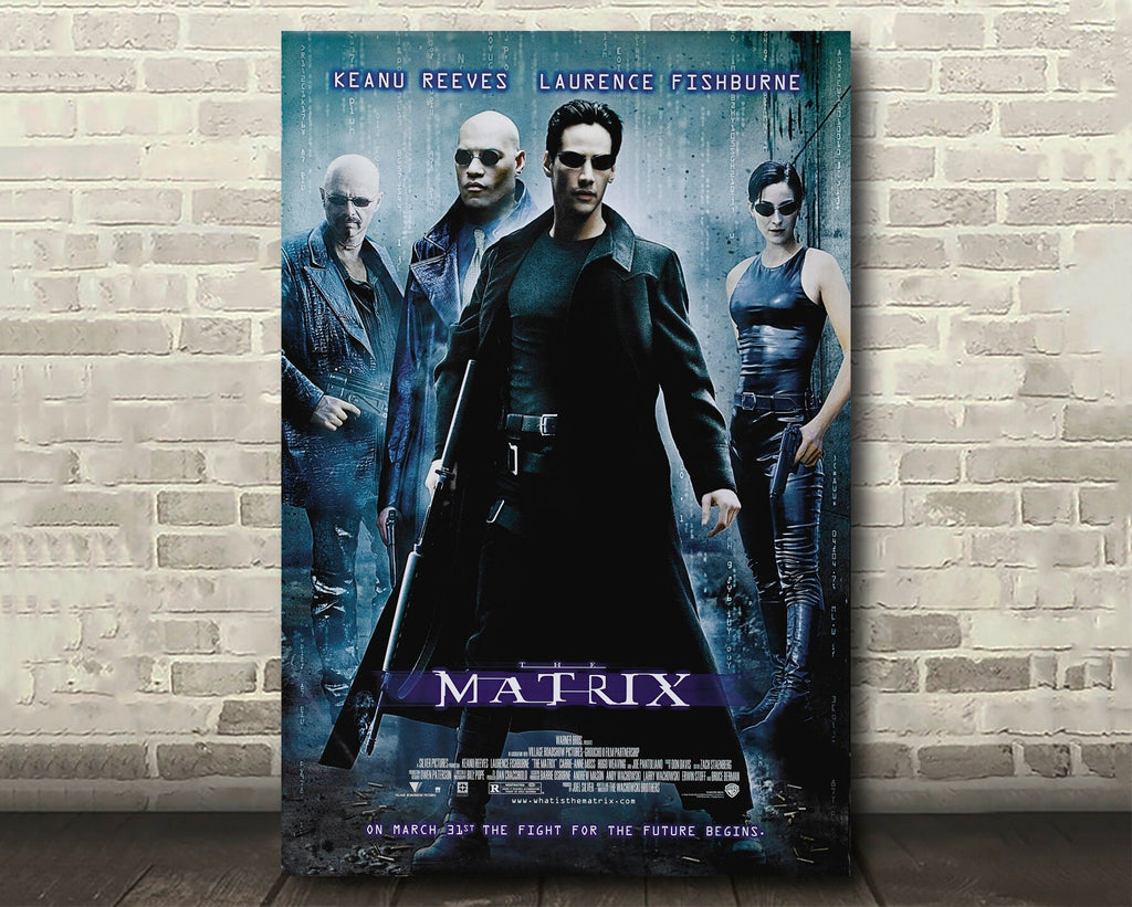 Matrix 1999 Poster Reprint - Sci-Fi Home Decor in Poster Print or Canvas Art