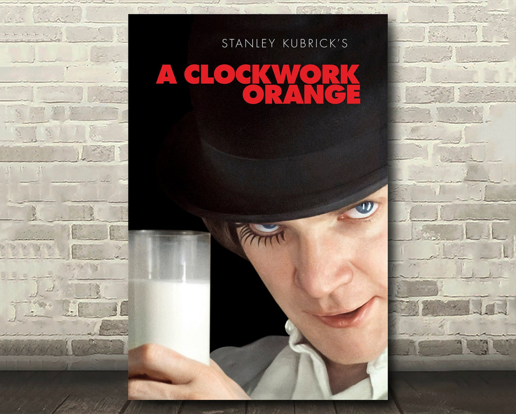 A Clockwork Orange 1971 Vintage Poster Reprint - Classic Hollywood Home Decor in Poster Print or Canvas Art