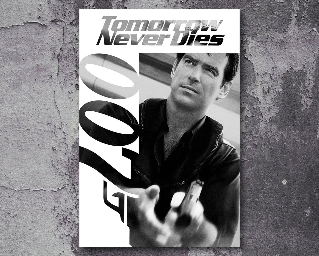 Tomorrow Never Dies 1997 James Bond Reprint - 007 Home Decor in Poster Print or Canvas Art
