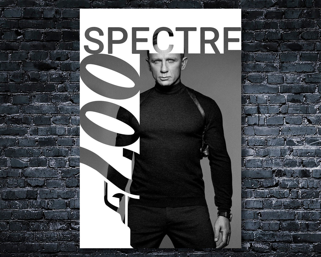 Spectre 2015 James Bond Reprint - 007 Home Decor in Poster Print or Canvas Art