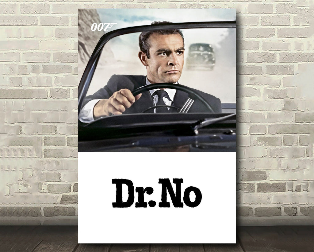 Dr. No 1962 James Bond Reprint - 007 Home Decor in Poster Print or Canvas Art