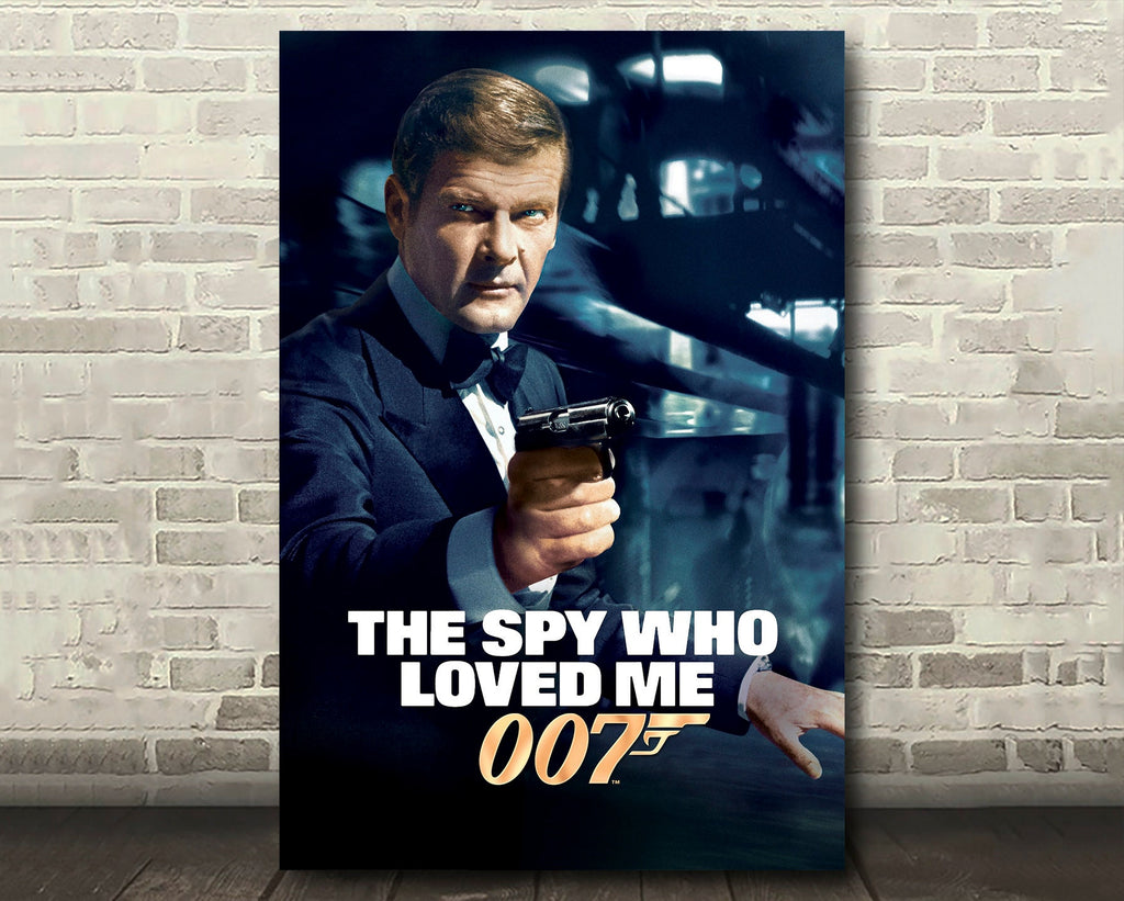 The Spy Who Loved Me 1977 James Bond Reprint - 007 Home Decor in Poster Print or Canvas Art
