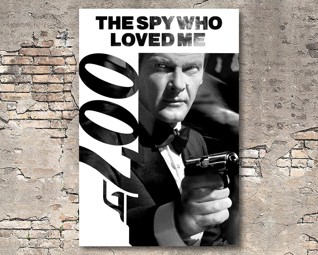 The Spy Who Loved Me 1977 James Bond Reprint - 007 Home Decor in Poster Print or Canvas Art