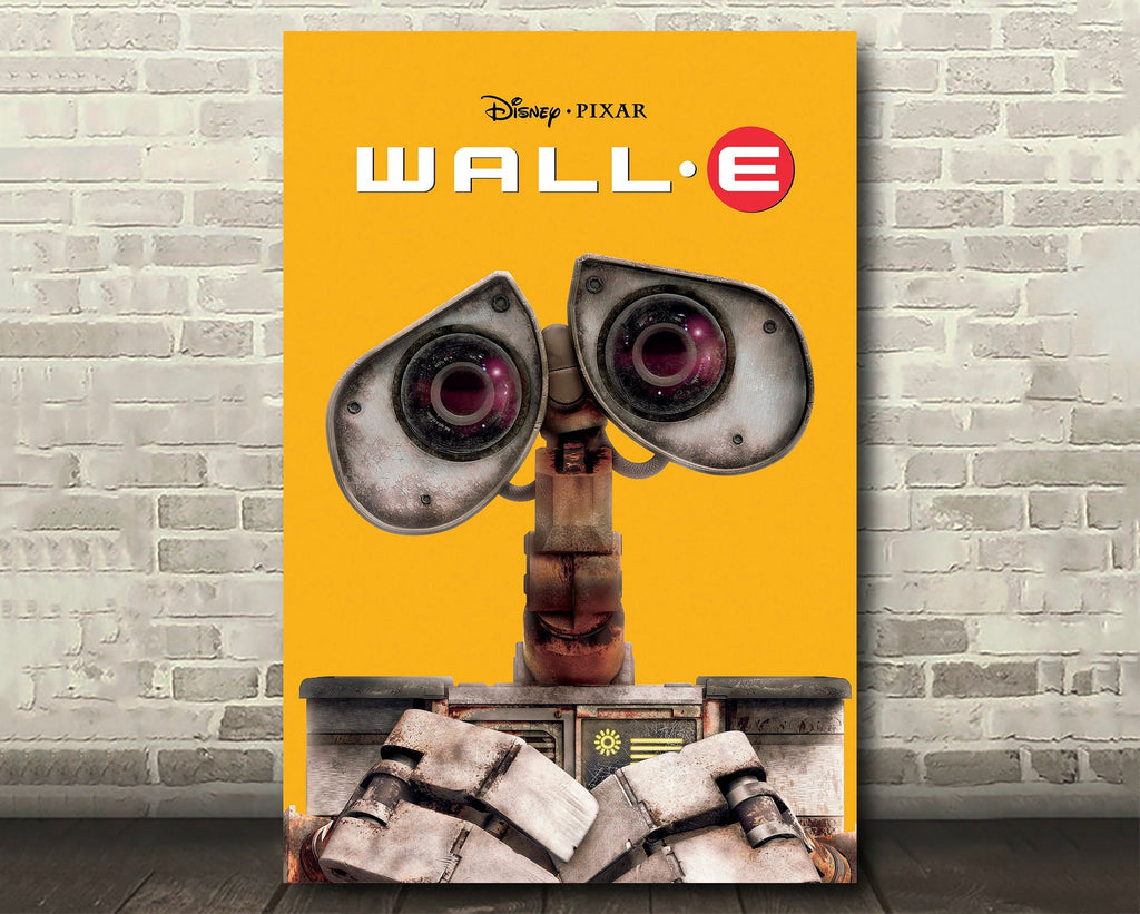 WALL-E 2008 Vintage Poster Reprint - Disney Cartoon Home Decor in Poster Print or Canvas Art