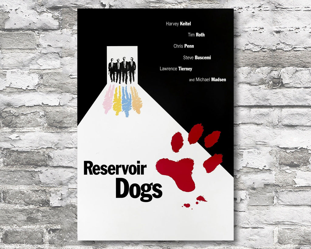 Reservoir Dogs 1992 Vintage Poster Reprint - Tarantino Gangster Movie Home Decor in Poster Print or Canvas Art