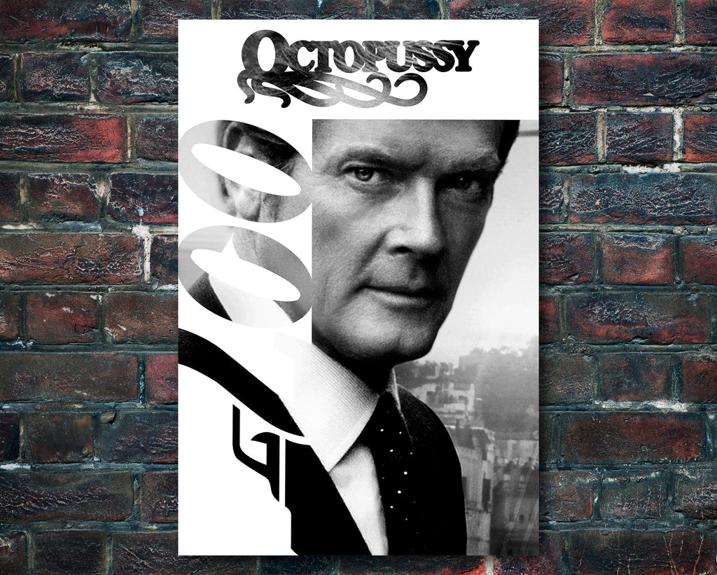 Octopussy 1983 James Bond Reprint - 007 Home Decor in Poster Print or Canvas Art