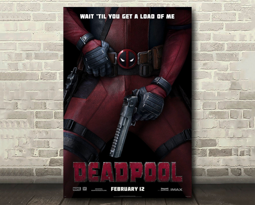 Deadpool 2016 Poster Reprint - Superhero Comic Book Home Decor in Poster Print or Canvas Art