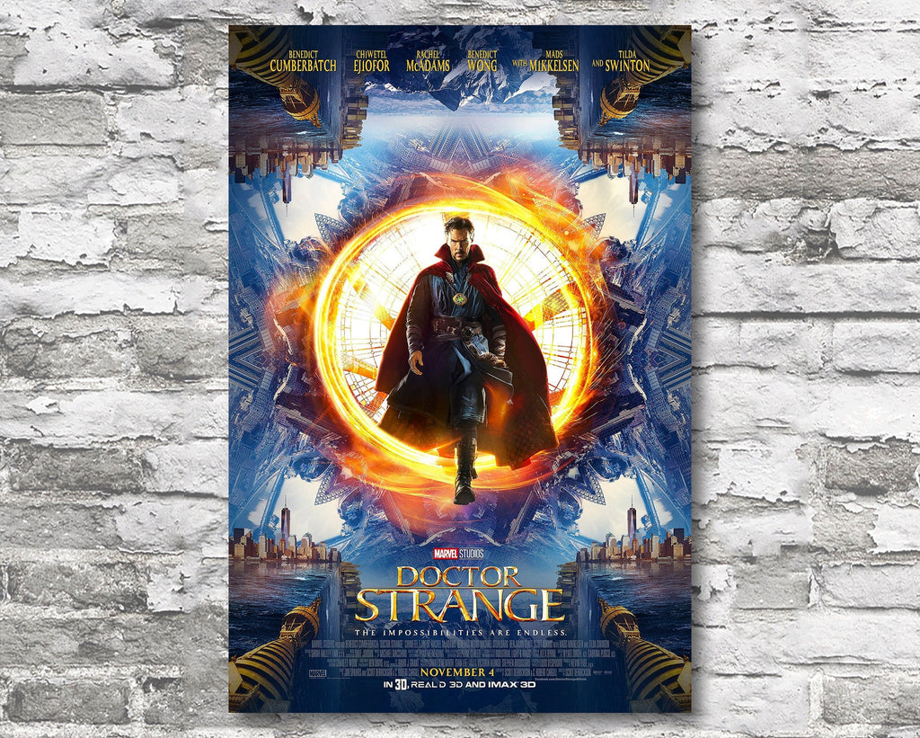 Doctor Strange 2016 Poster Reprint - Marvel Superhero Home Decor in Poster Print or Canvas Art