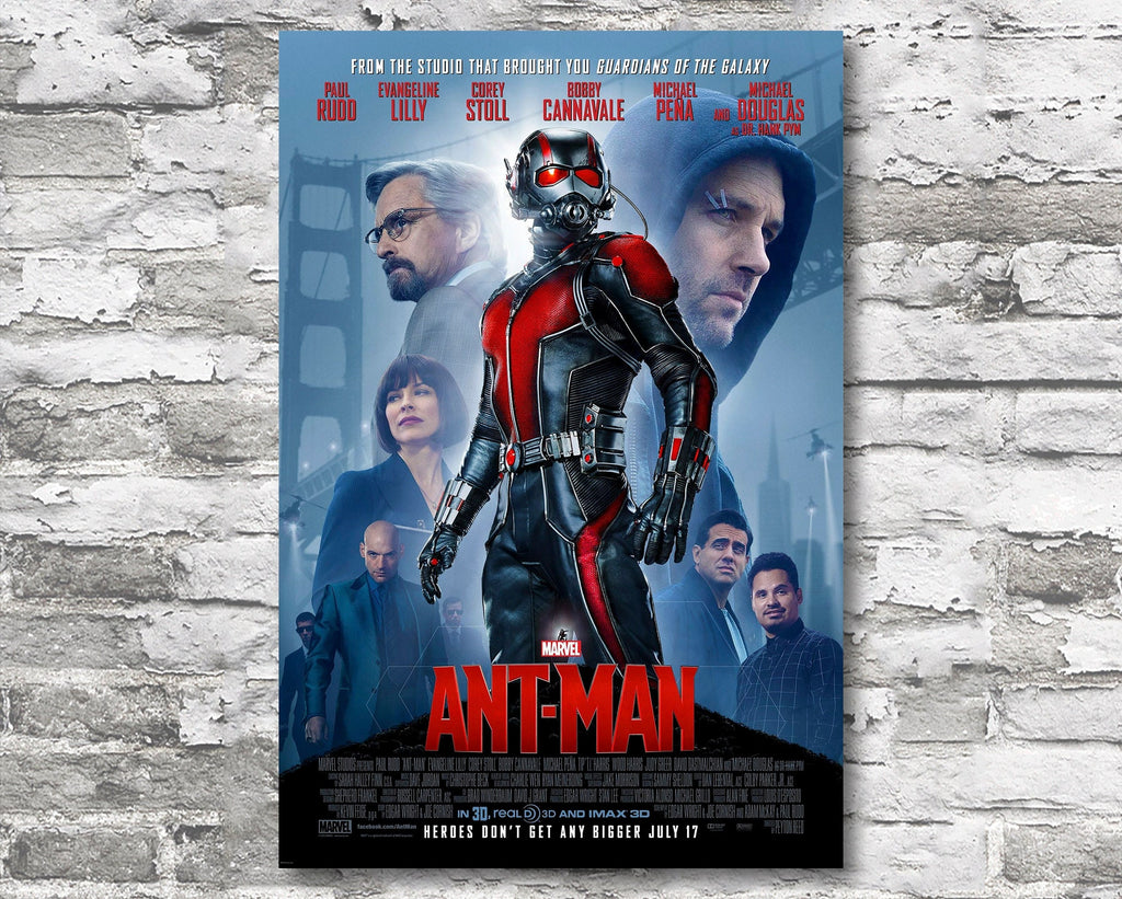 Ant-Man 2015 Poster Reprint - Marvel Superhero Home Decor in Poster Print or Canvas Art