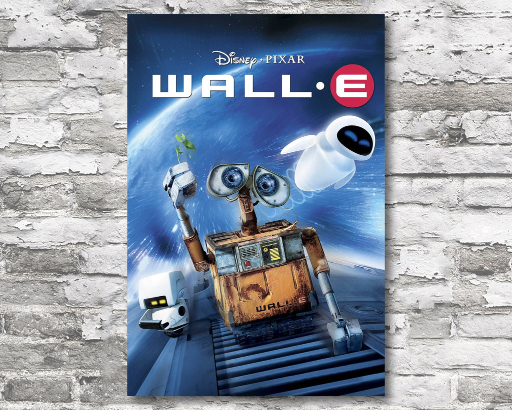 WALL-E 2008 Vintage Poster Reprint - Disney Cartoon Home Decor in Poster Print or Canvas Art