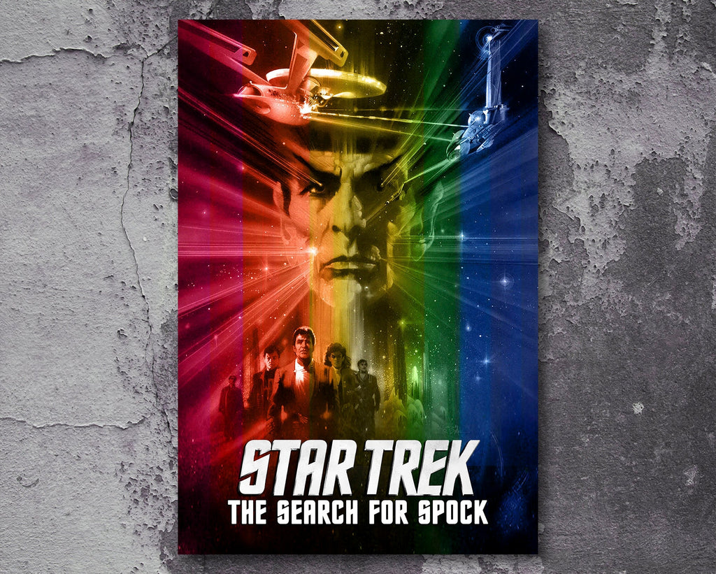 Star Trek III: The Search for Spock 1984 Vintage Poster Reprint - Science Fiction Home Decor in Poster Print or Canvas Art