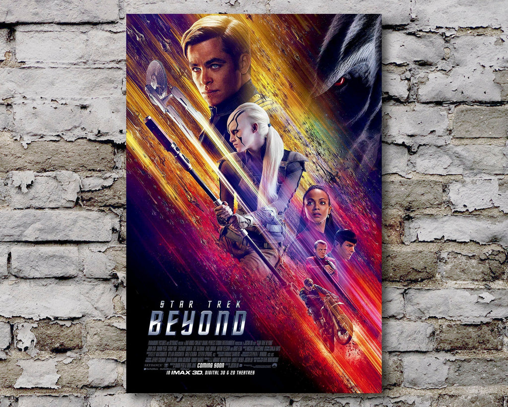 Star Trek Beyond 2016 Vintage Poster Reprint - Science Fiction Home Decor in Poster Print or Canvas Art