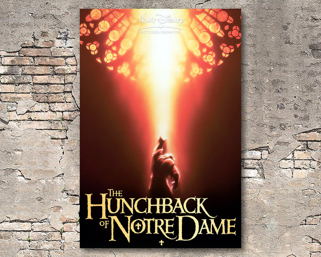 The Hunchback of Notre Dame 1996 Vintage Poster Reprint - Disney Cartoon Home Decor in Poster Print or Canvas Art