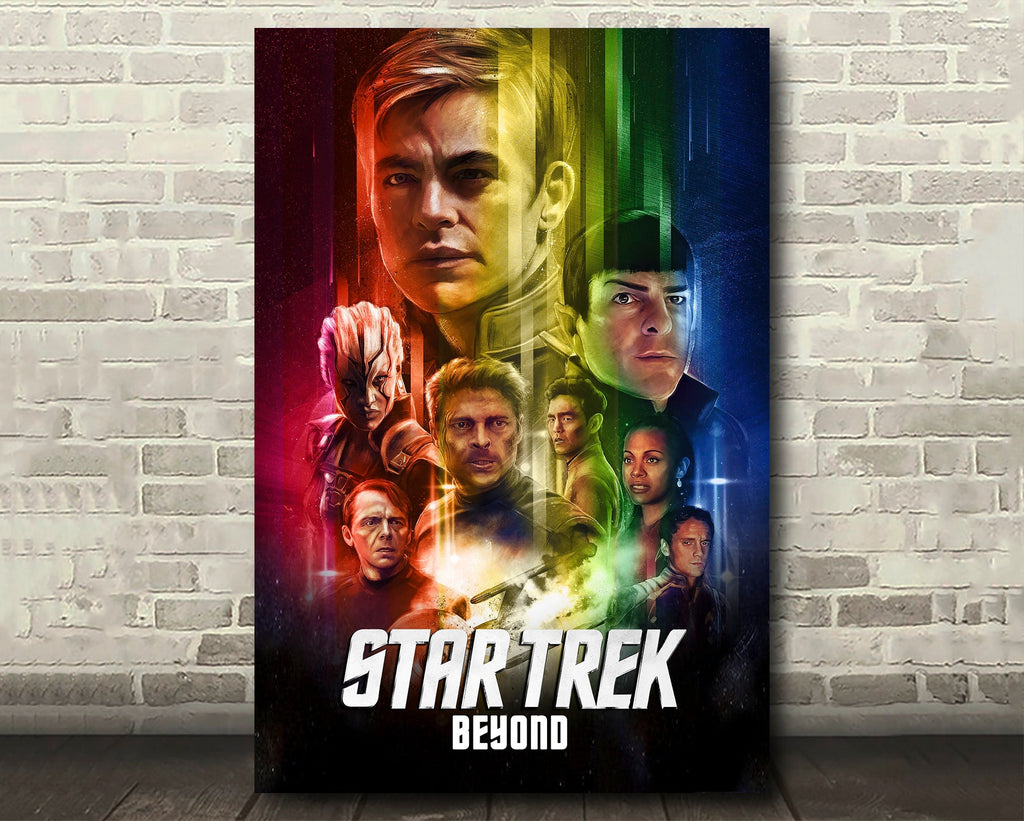 Star Trek Beyond 2016 Vintage Poster Reprint - Science Fiction Home Decor in Poster Print or Canvas Art