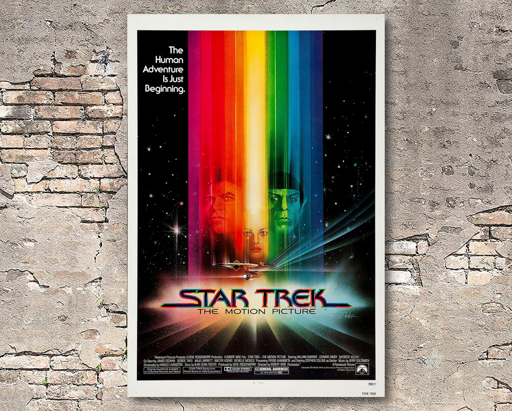 Star Trek: The Motion Picture 1979 Vintage Poster Reprint - Science Fiction Home Decor in Poster Print or Canvas Art