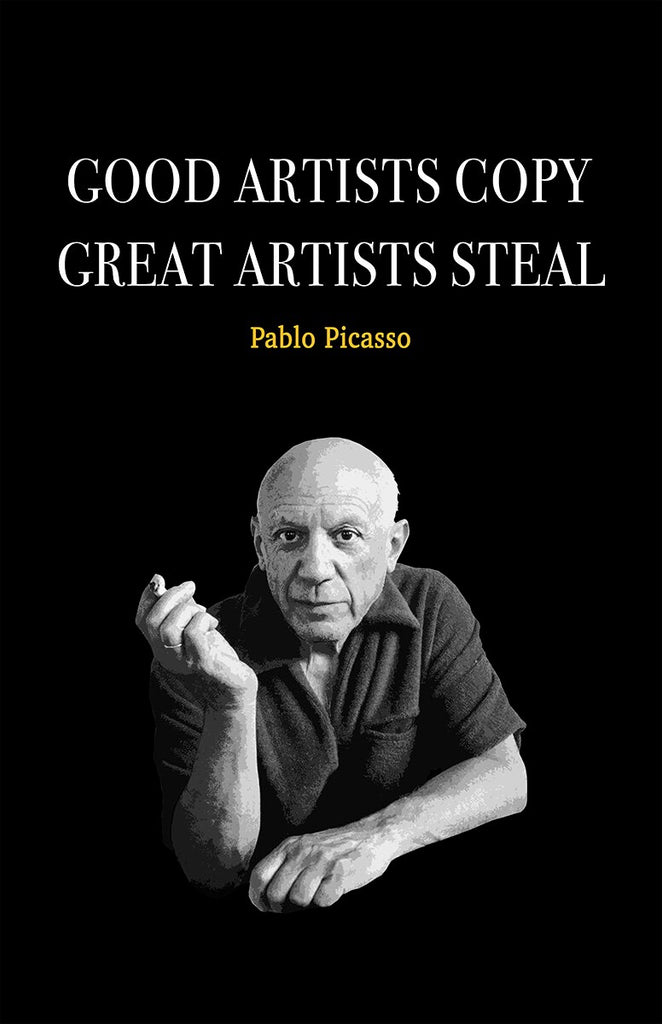 Pablo Picasso Quote Motivational Wall Art | Inspirational Home Decor in Poster Print or Canvas Art
