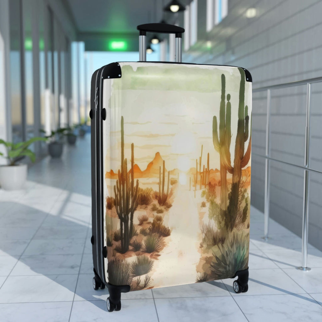 Southwest Desert Sunset Travel Suitcase - Premium Hard-Shell Durable Build, Exquisite Design, and Unmatched Style for Your Next Adventurer