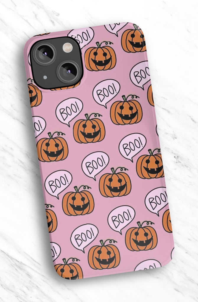 Jack o Lantern Pumpkin Halloween iPhone Case 14 13 12 11 Pro XR, Cute Fall Hard Tough Cover, Fall Lover Gift