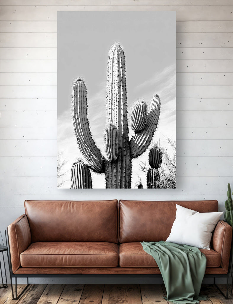 Saguaro Cactus Desert Landscape Watercolor Print Colorful Wall Art Southwest Gift Beautiful Nature Home Decor