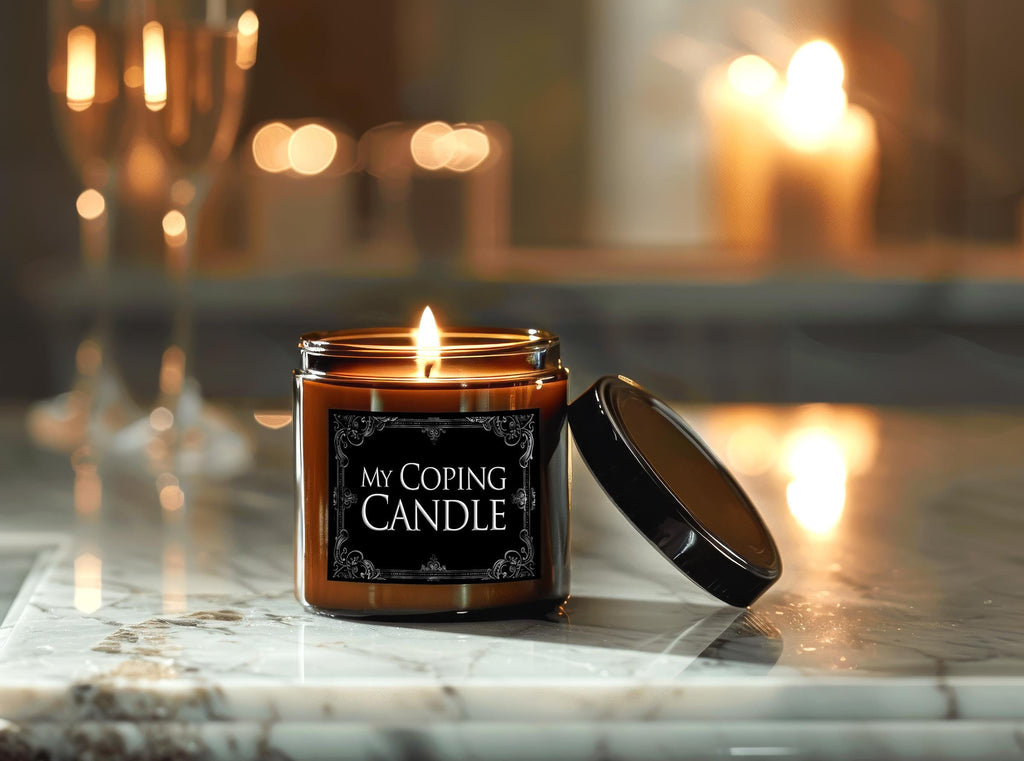 Funny Stress Candle - My Coping Candle - Emotional Support Gift, Mental Health Soy Candle, Self-Care Gift for Her, Anxiety Relief Home Decor