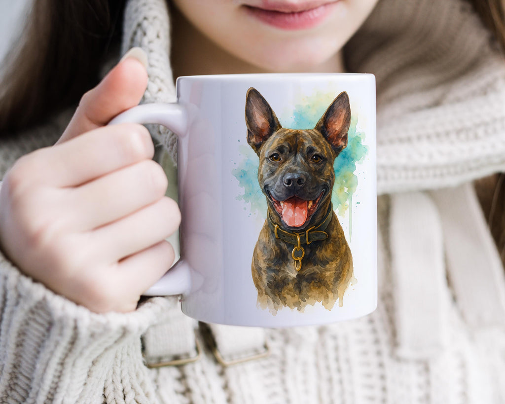 Custom Watercolor Ceramic Coffee Mug, Family Portrait, Pet Lover Cup, Unique Wedding Gift, Personalized Coffee Mug - 11oz