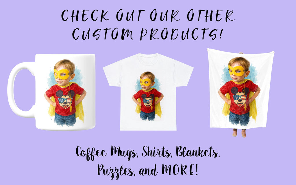 Custom Watercolor Ceramic Coffee Mug, Family Portrait, Pet Lover Cup, Unique Wedding Gift, Personalized Coffee Mug - 11oz