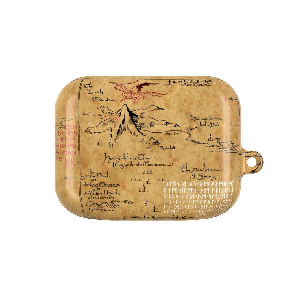 Hobbit Map AirPods Case, Tolkien Fantasy AirPods Pro Case iPhone Accessories