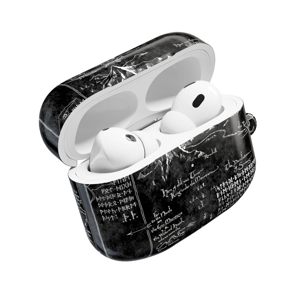 Hobbit Map AirPods Case, Tolkien Fantasy AirPods Pro Case iPhone Accessories