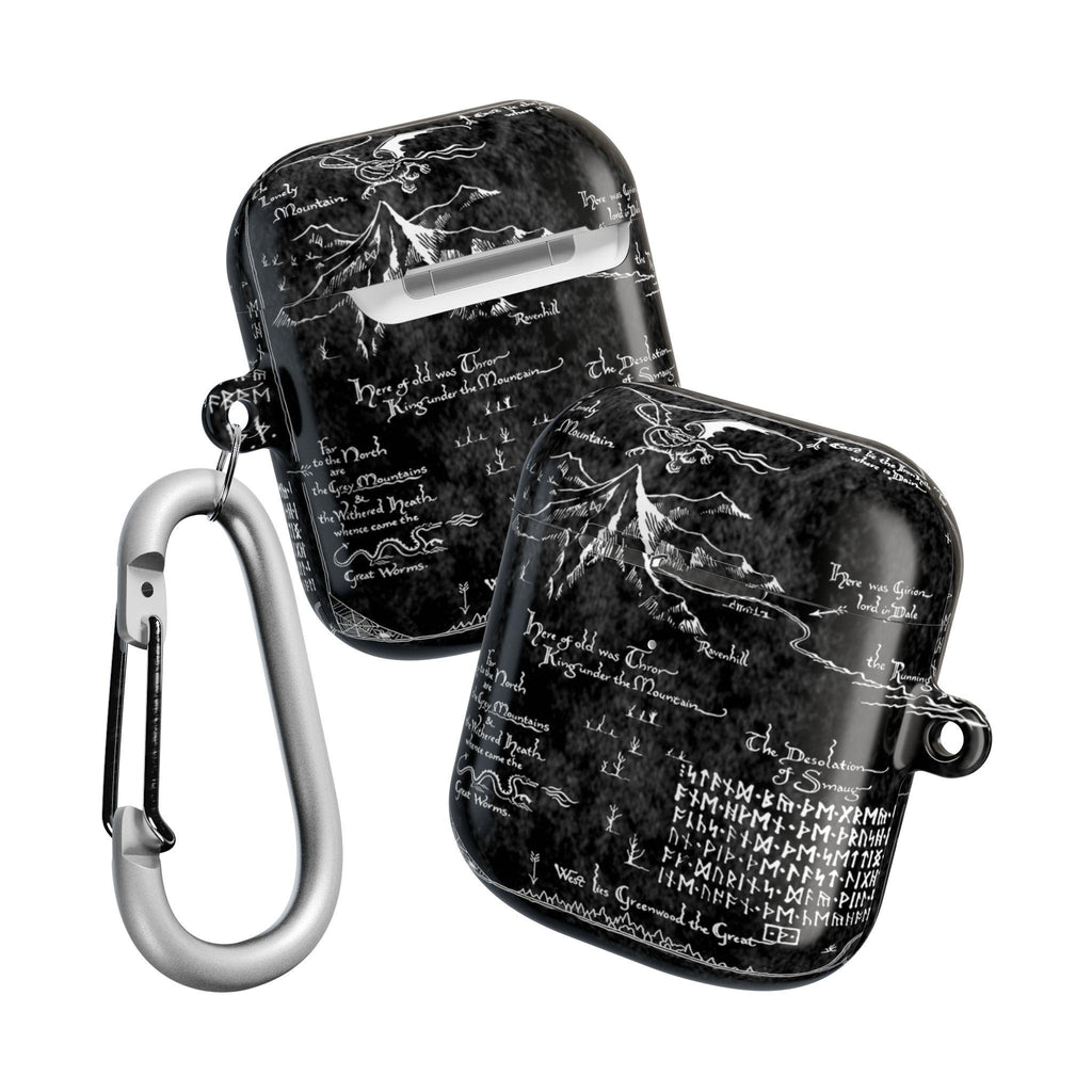 Hobbit Map AirPods Case, Tolkien Fantasy AirPods Pro Case iPhone Accessories