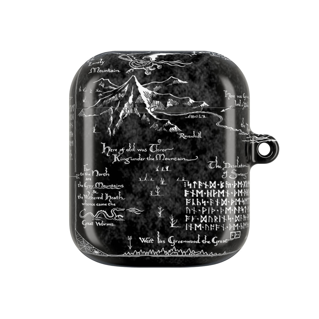 Hobbit Map AirPods Case, Tolkien Fantasy AirPods Pro Case iPhone Accessories