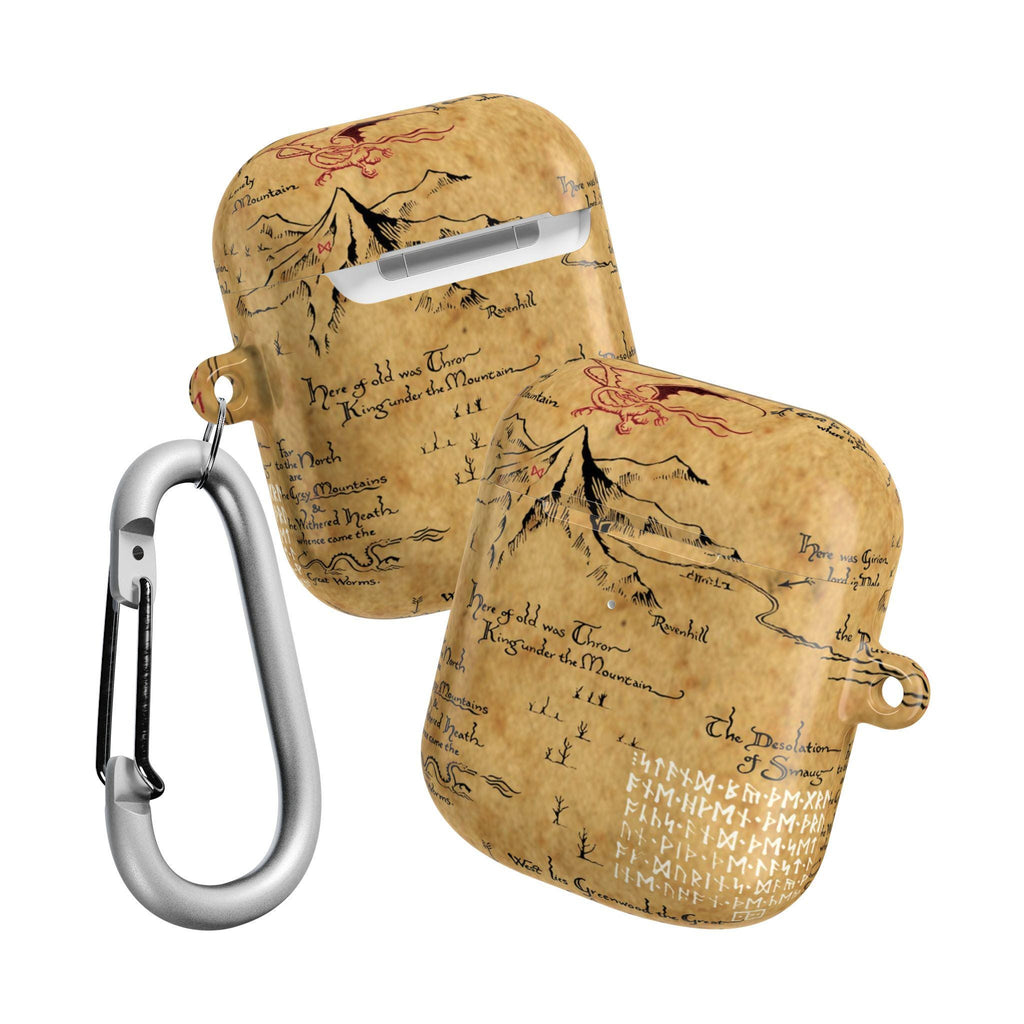 Hobbit Map AirPods Case, Tolkien Fantasy AirPods Pro Case iPhone Accessories