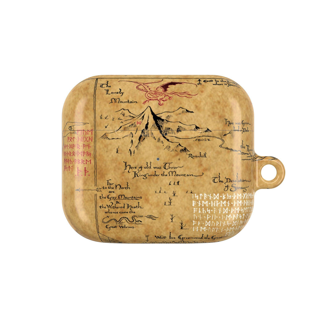 Hobbit Map AirPods Case, Tolkien Fantasy AirPods Pro Case iPhone Accessories