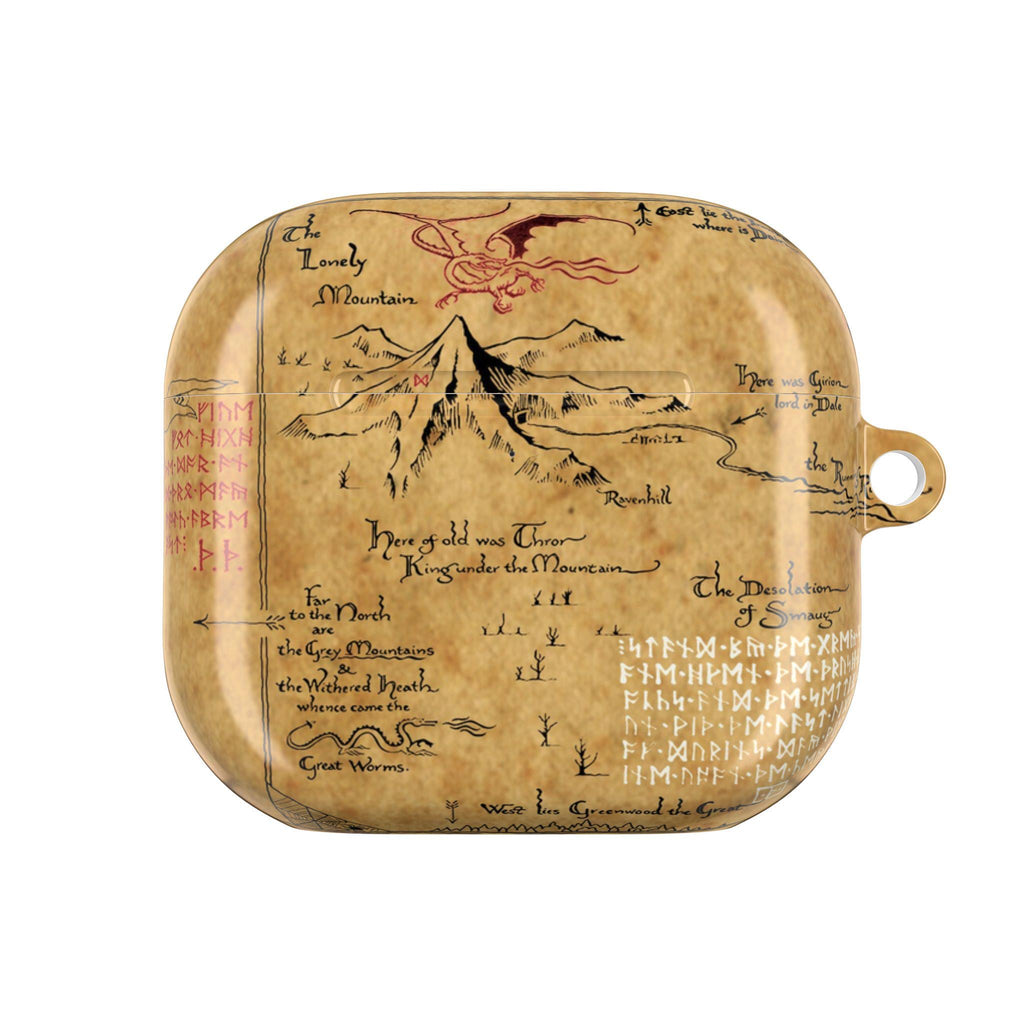 Hobbit Map AirPods Case, Tolkien Fantasy AirPods Pro Case iPhone Accessories