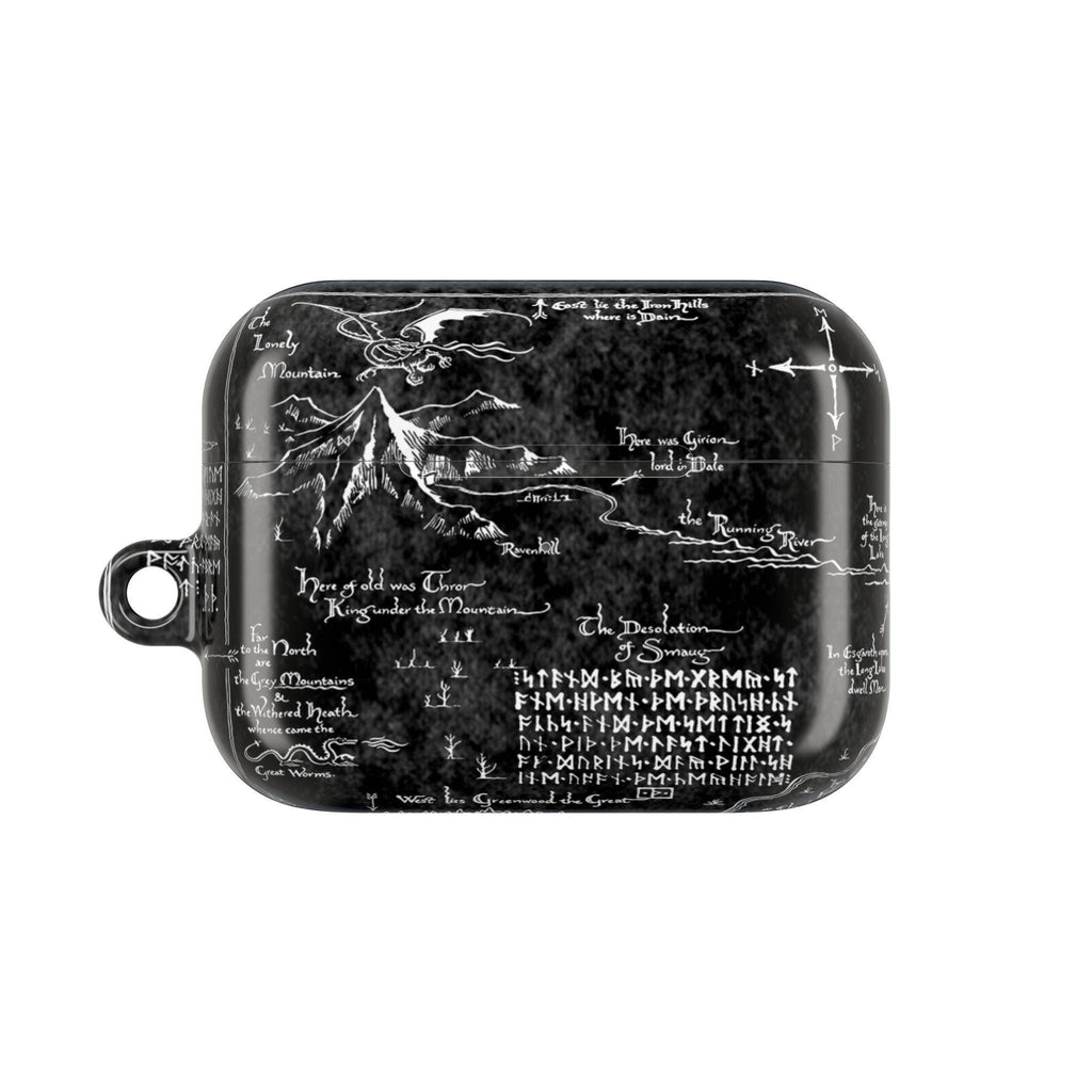 Hobbit Map AirPods Case, Tolkien Fantasy AirPods Pro Case iPhone Accessories