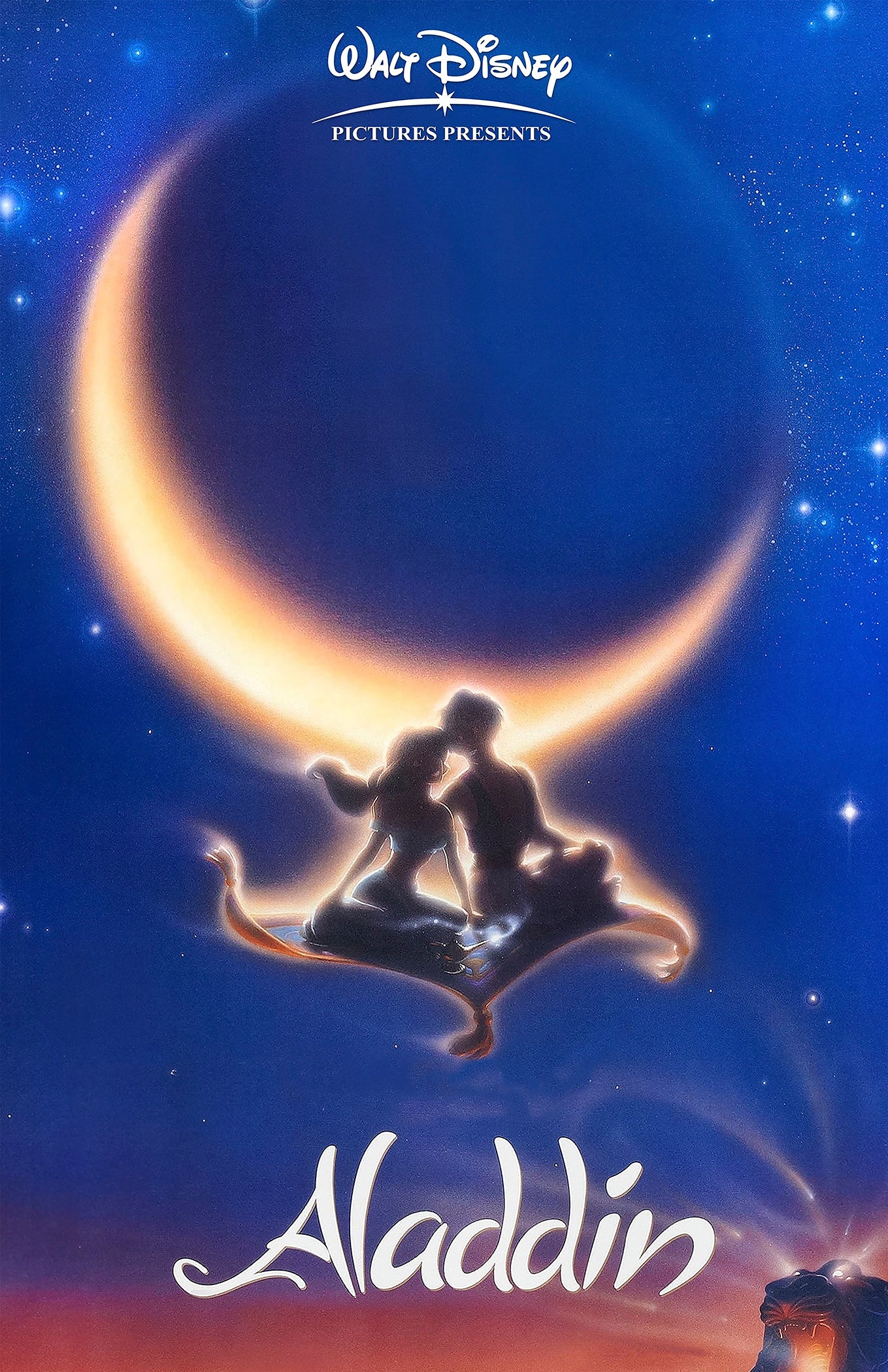 Aladdin Retro Aladdin 1992 Vintage Cartoon Poster Reprint – Rebel Pop Art